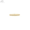 18K Solid Yellow Gold Yellow Sapphire