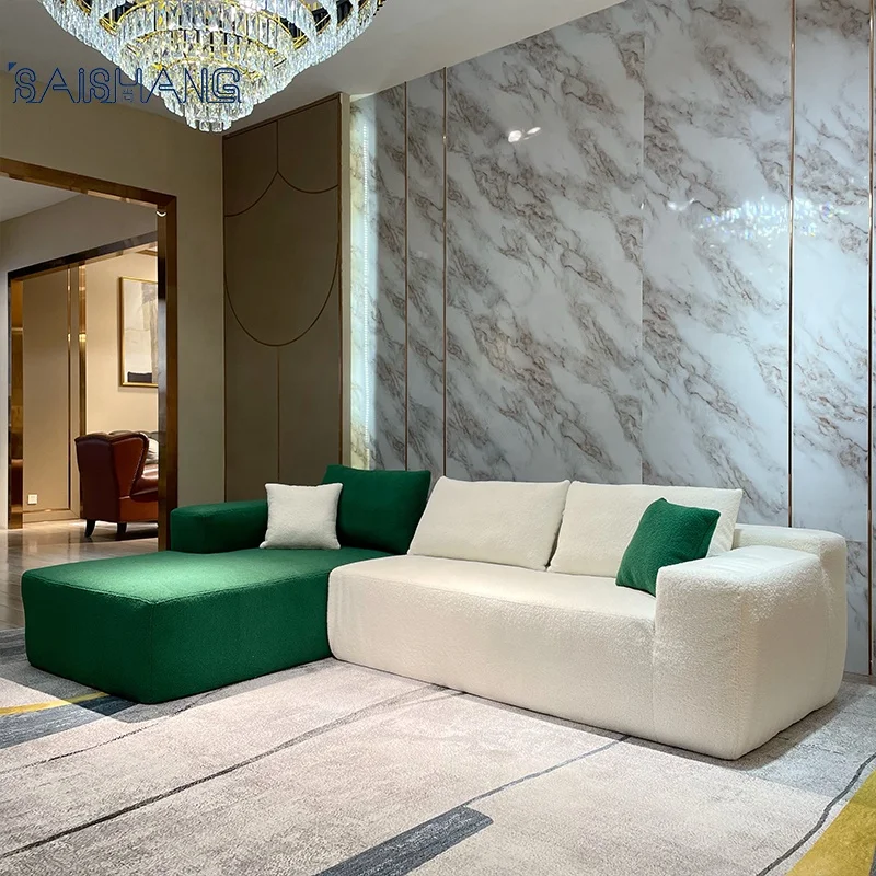Compression Sofa in Box Modular Vacuum Compression Three Seat Sofa Cover Removable Living Room Furniture