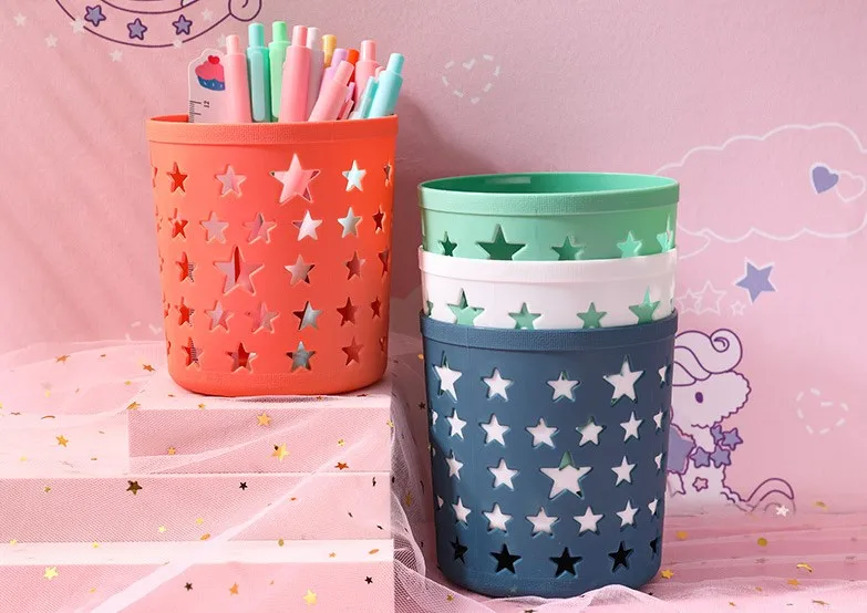 Хит продаж, маленькая круглая канцелярская подставка для карандашей