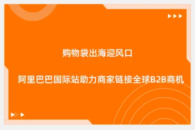 购物袋出海迎风口，阿里巴巴国际站助力商家链接全球B2B商机