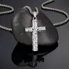 Steel-colored stainless steel necklace
