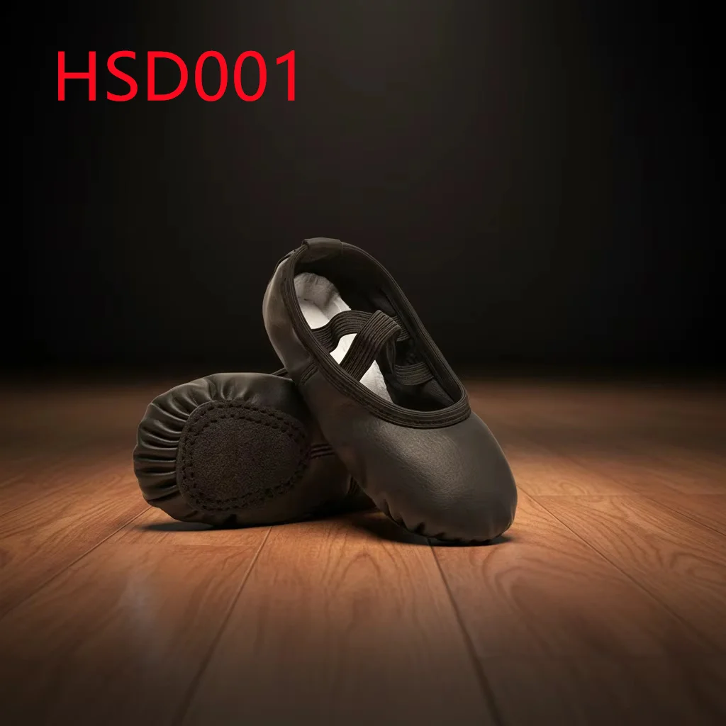 ZYF,dance Practice Soft Natural Suede Leather Outsole Child Dancer Shoes Stage Debut Black/pink/nude Color Kid Yoga Shoes HSD001