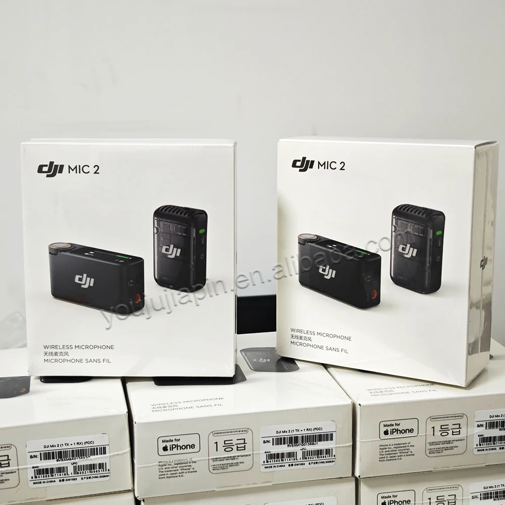 【極美品】DJI mic 2 (1 TX + 1 RX) DJI Mic 2 (1 TX + 1 RX-)-Gürültü Engelleme, Basit senkronizasyon