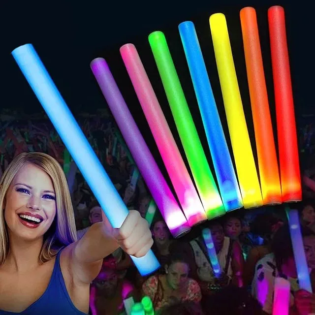 Nicro Cheer Luminous Tube Rgb Dj Night Club Concert Beads Toy Glow ...