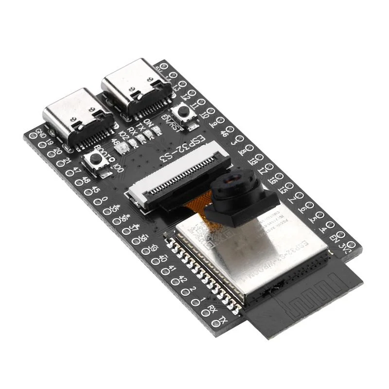 Scheda di sviluppo ESP32-S3 CAM con modulo WiFi Bluetooth e telecamera OV2640, collocata sul modulo ESP32-S3-N16R8 Sale - mobile Scheda di sviluppo ESP32-S3 CAM con modulo WiFi Bluetooth e telecamera OV2640, collocata sul modulo ESP32-S3-N16R8 Sale - mobile