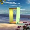 L - Pastel Green Solar LED Lantern
