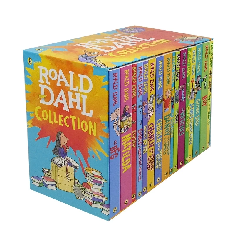 16 Books/set Roald Dahl Collection Children's Literature Novel