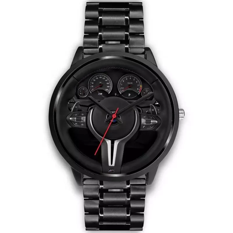 Stock Ready to Ship Fast Delivery High Quality Watch Model Price Car Wheel Quartz Watch Luxury Men Quartz Watches