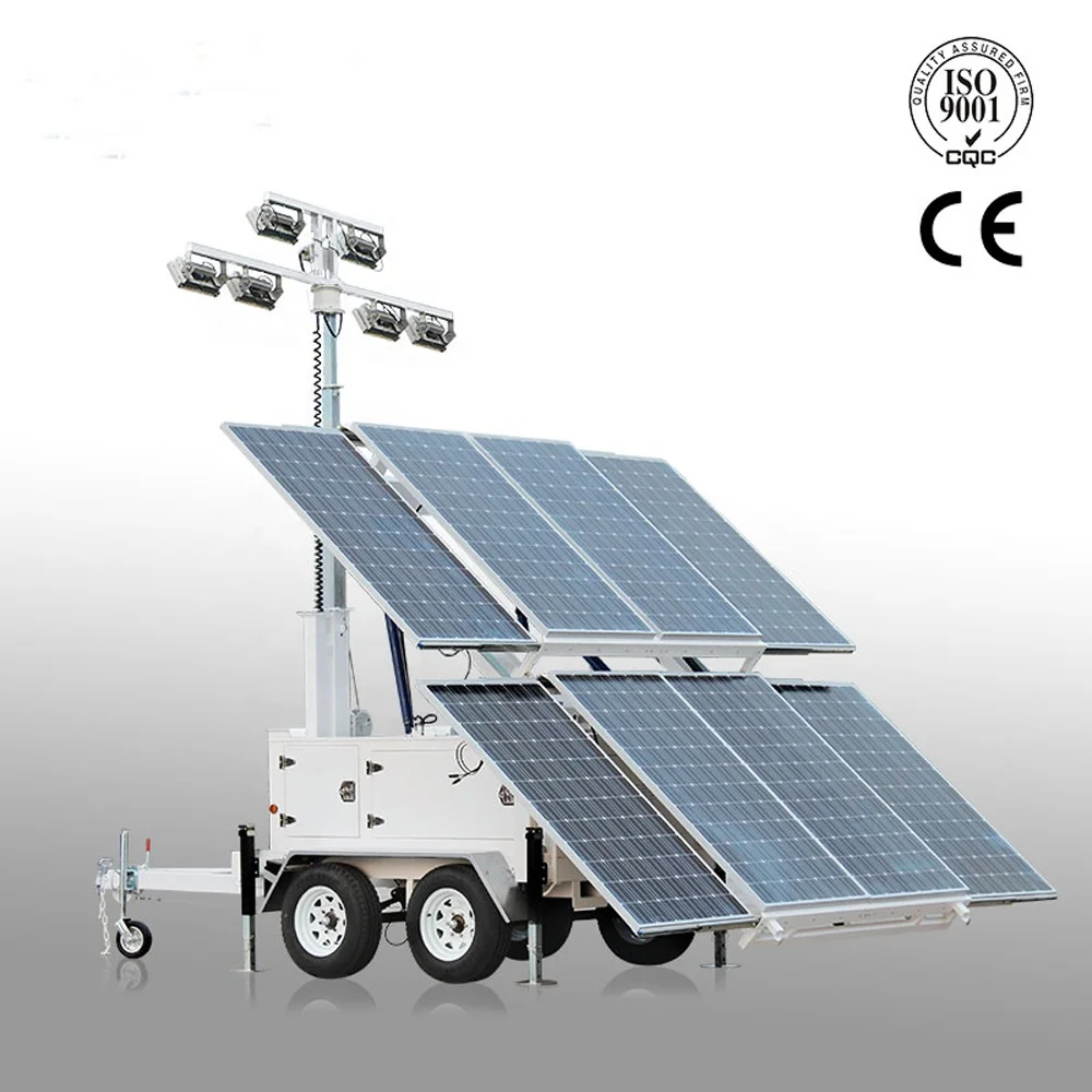 LED flood lights mobile solar light tower