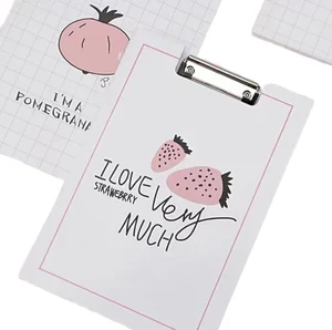 F1702 Custom A4 PP Frosted Plastic Document File Folder with Durable Metal Clip Acrylic Storage Bag/Holder for Filing