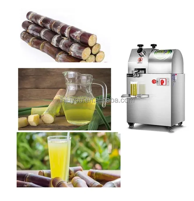 Home Commercial Portable Electric Type Mini Small Scale Sugar Cane Sugarcane Juice Making Juicer Extractor Machine For Sale