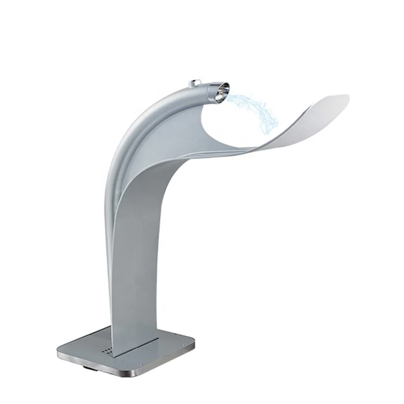 Hand shape bubbler drinking fountain stainless steel water dispenser outdoor for public place