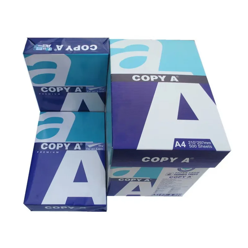 Quality A4 Copy Paper 80, 75 GSM Copy Paper A4 80GSM 500 Sheets Per Ream for Sale