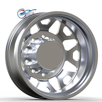 Factory Directly Wholesale  22" 24" 26" 28" 30" Forged Polished 4x4 dually wheel rims
