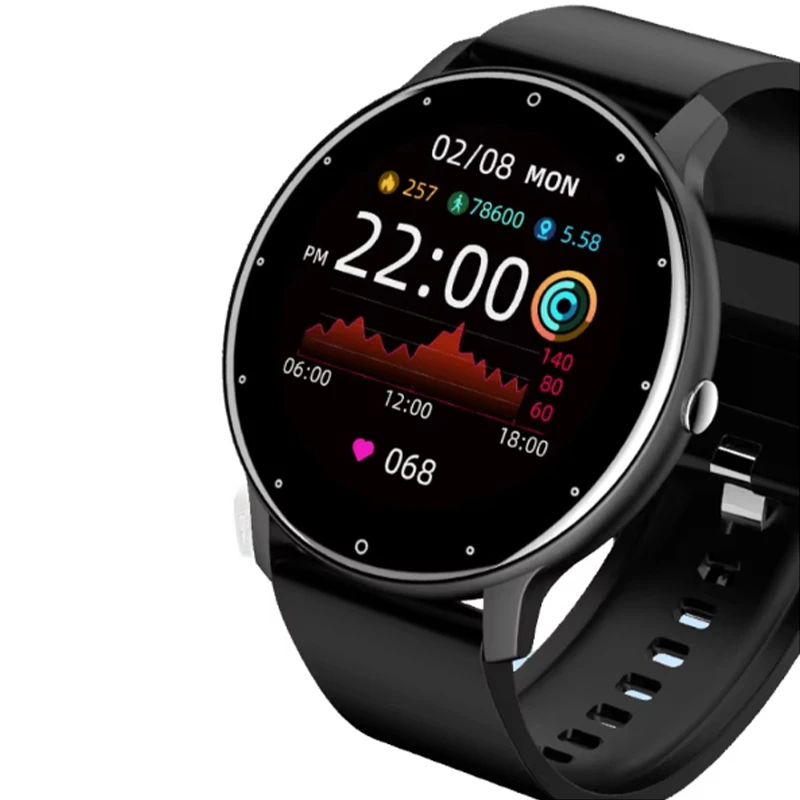 Sanvnet ZL02C Pro Hot Selling Android Smartwatch IP67 Waterproof Round Bracelet Heart Rate Sleep Sports Monitor Smart Watches