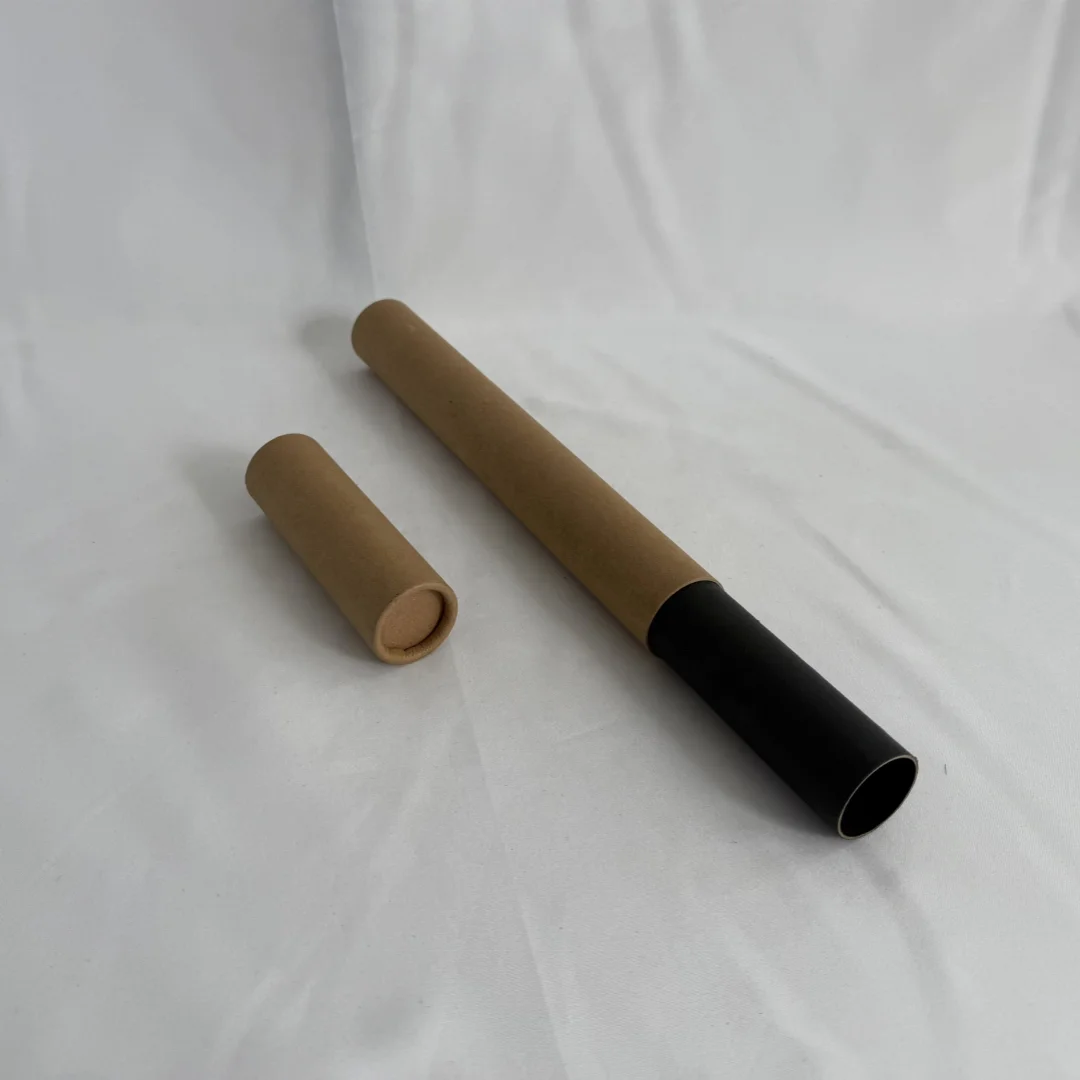 Plastic-free Paper Tube for Incense Thread Round Kraft Paper Tube Packaging Biodegradable Lip Balm Paper Tube With Factory Price