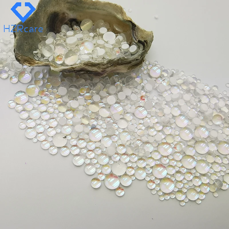 Dropshipping Nail SS10 Clear Diamantes Pearl Crystal Non Hot Fix High Quality Flat Back Crystal Vitrail Glass Rhinestones Bulk.jpg