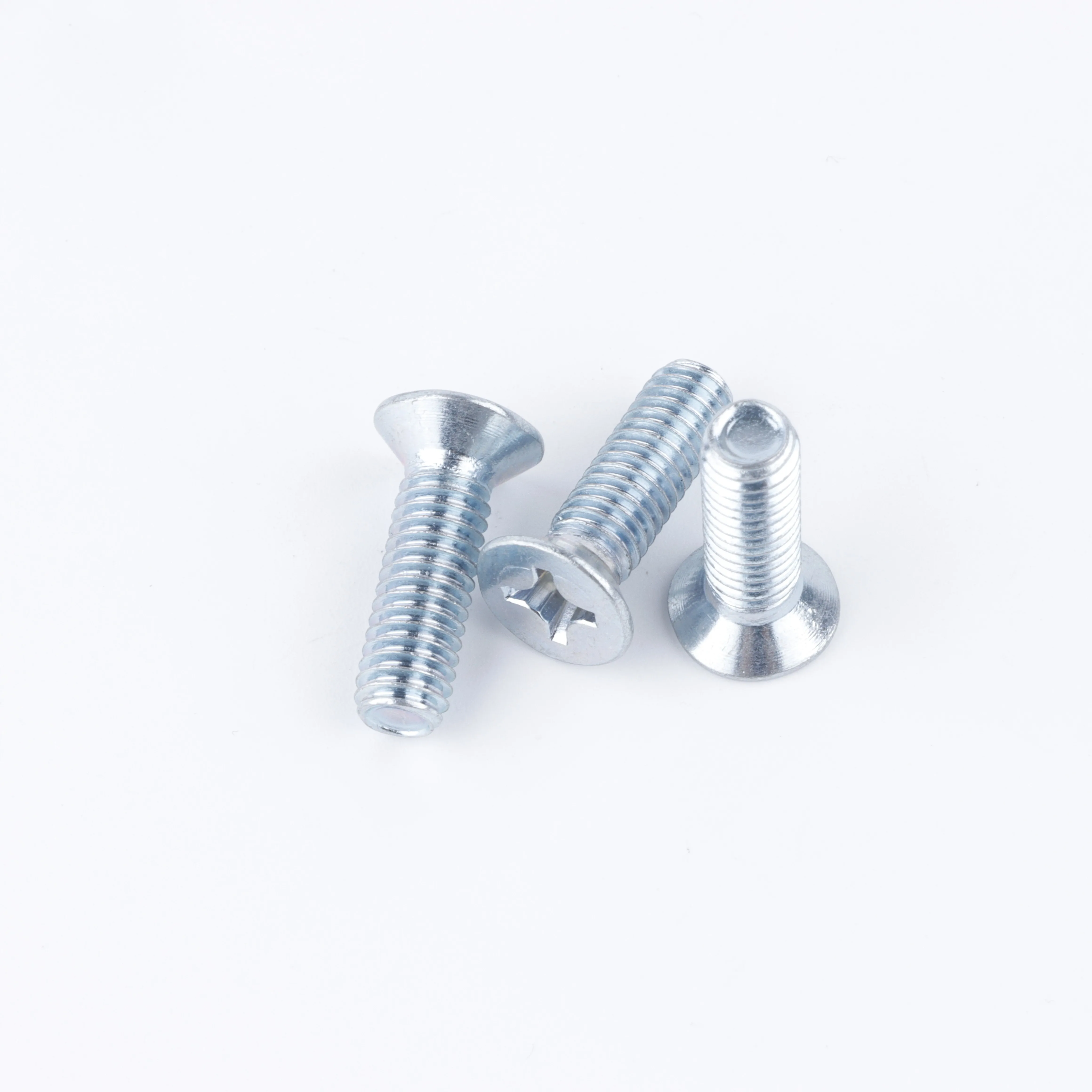 Countersunk Cross Recess Screw Flat Head Machine Screws Aluminum Alloy