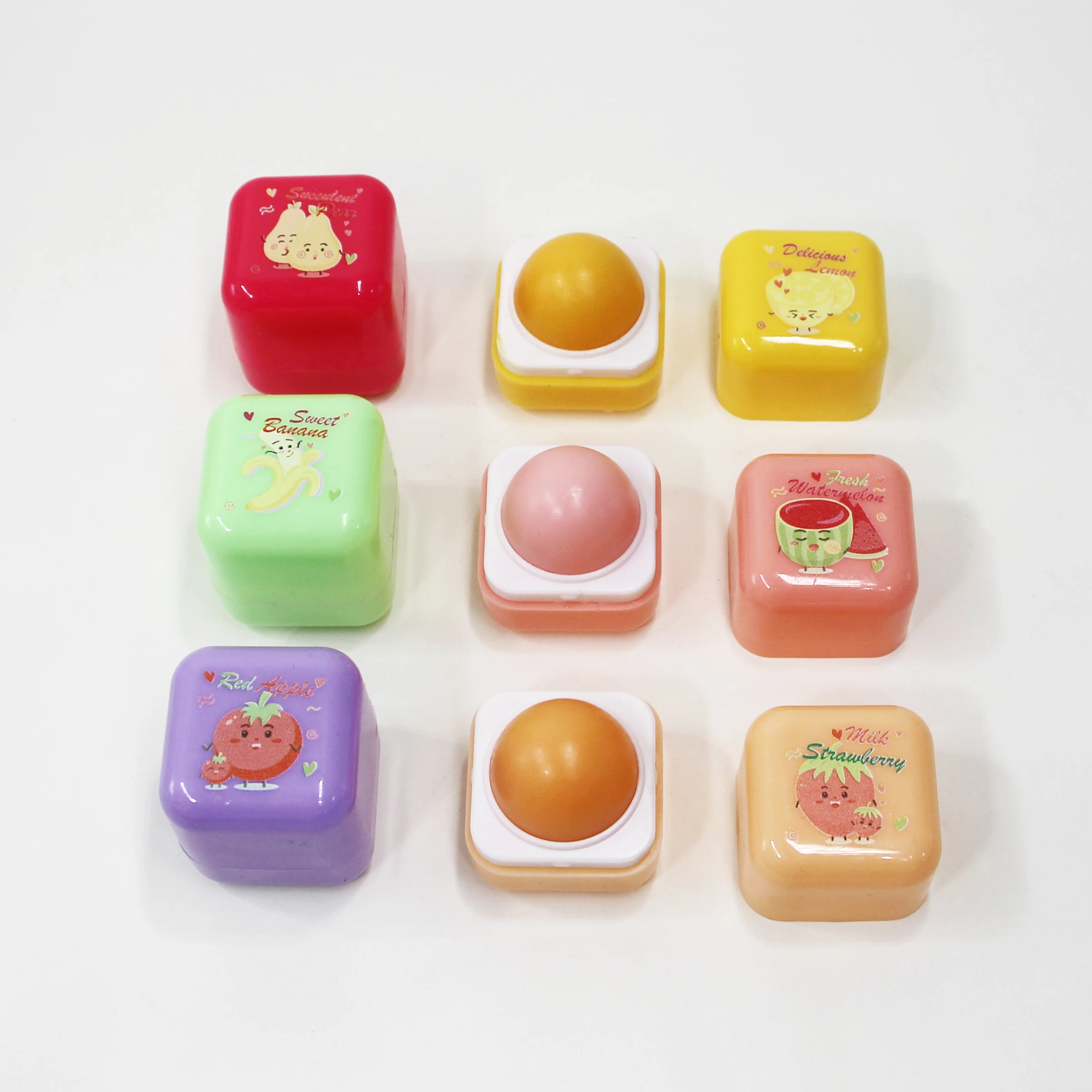 Частная марка высокого качества 100% натуральный для ухода за губами 6 видов цветов с ароматом фруктов глубоко увлажняющий бальзам для губ