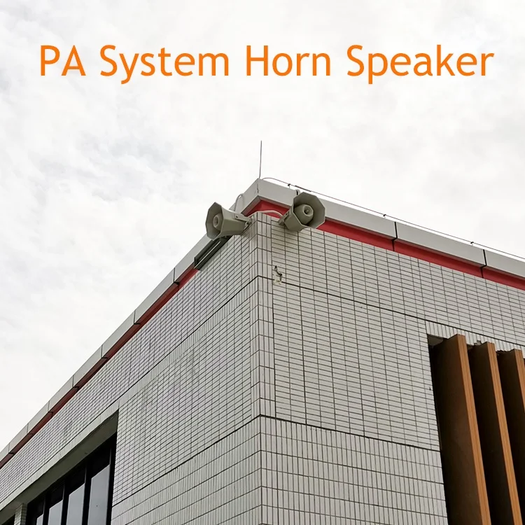Thinuna HS-50B 50W Aluminum Outdoor Horn Speaker - Clear Sound