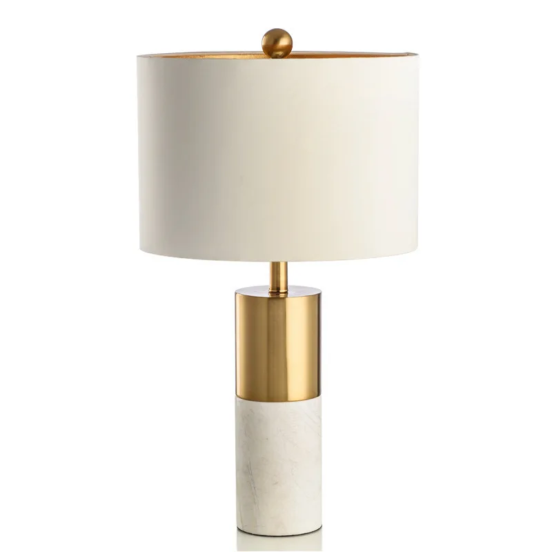 Modern Marble Base Light Table Desk Lamp Home Decorative Table Lamp Nordic Design