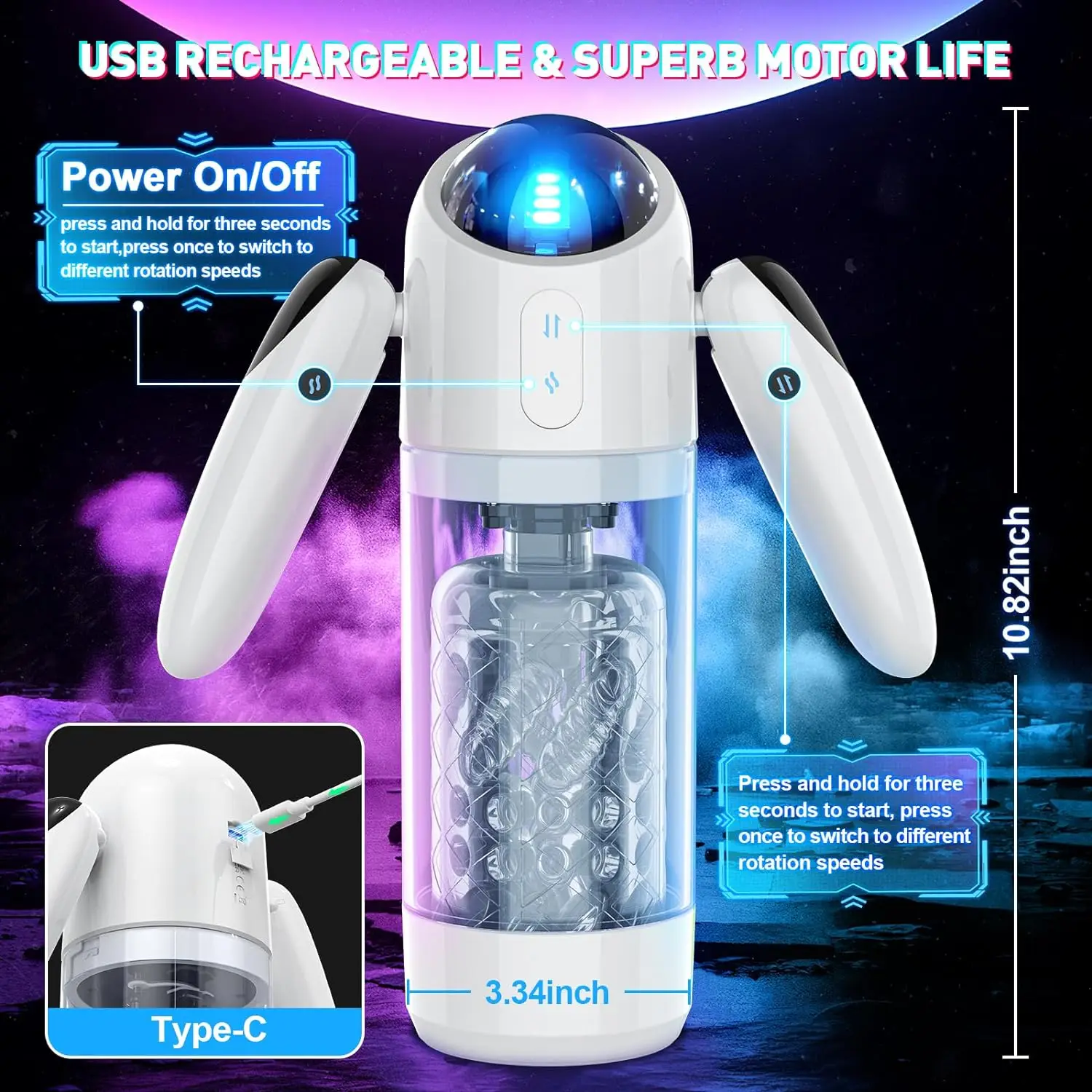 New Robot Automatic Male Masturbator Sex Toys for Men with 4 Thrusting Rotation Robot Sex Machine Masturbation Games Cup for Men New Robot Automatic Male Masturbator Sex Toys for Men with 4 Thrusting Rotation Robot Sex Machine Masturbation Games Cup for Men