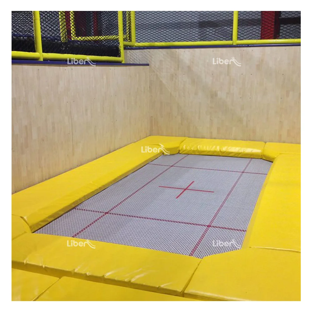 Профессиональная кровать для прыжков 14 футов по заводской цене прямоугольный полипропиленовый батут тканевый весенний коврик тренажерного зала