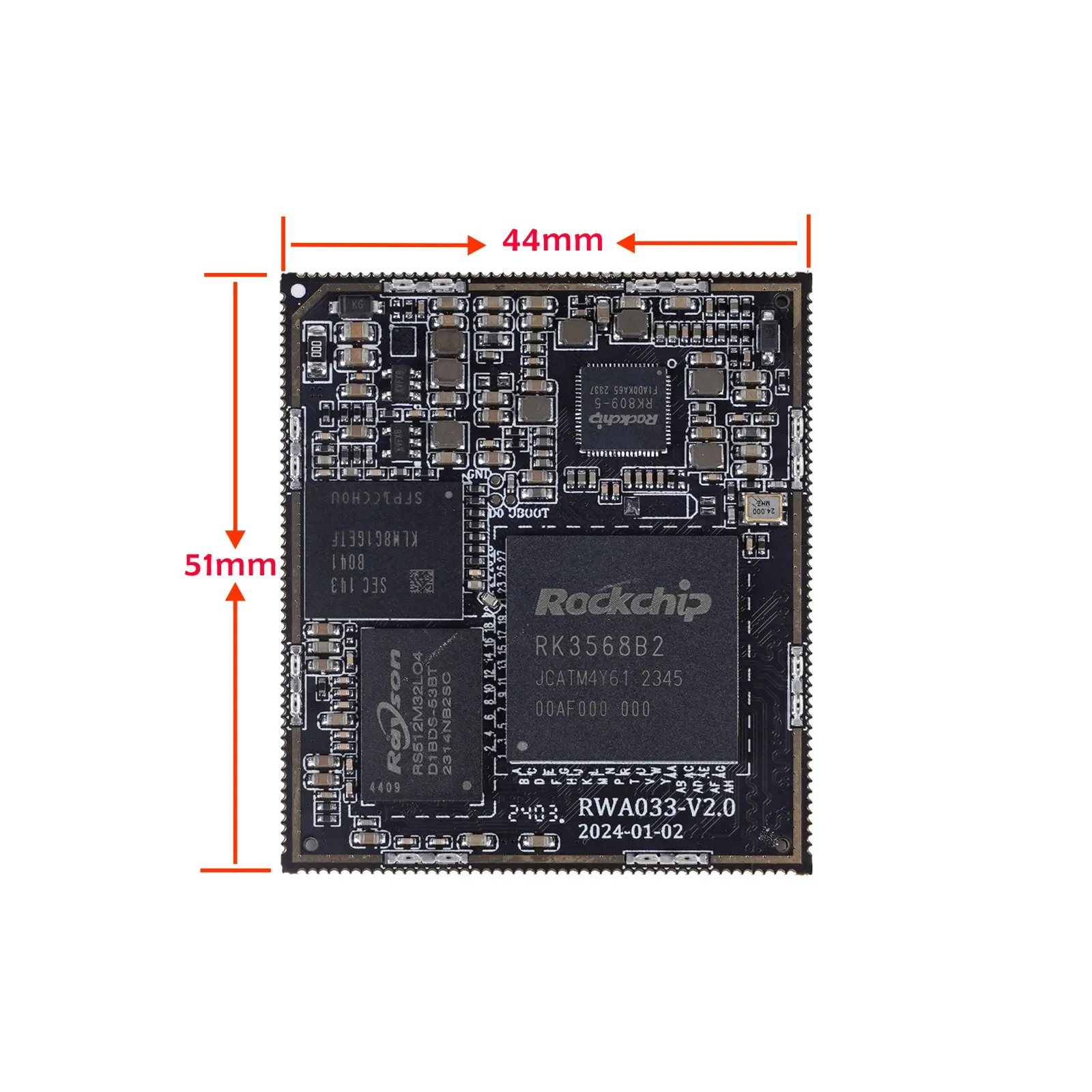 Rockchip RK3568 Som - Android 11 with 4GB/16GB for Displays