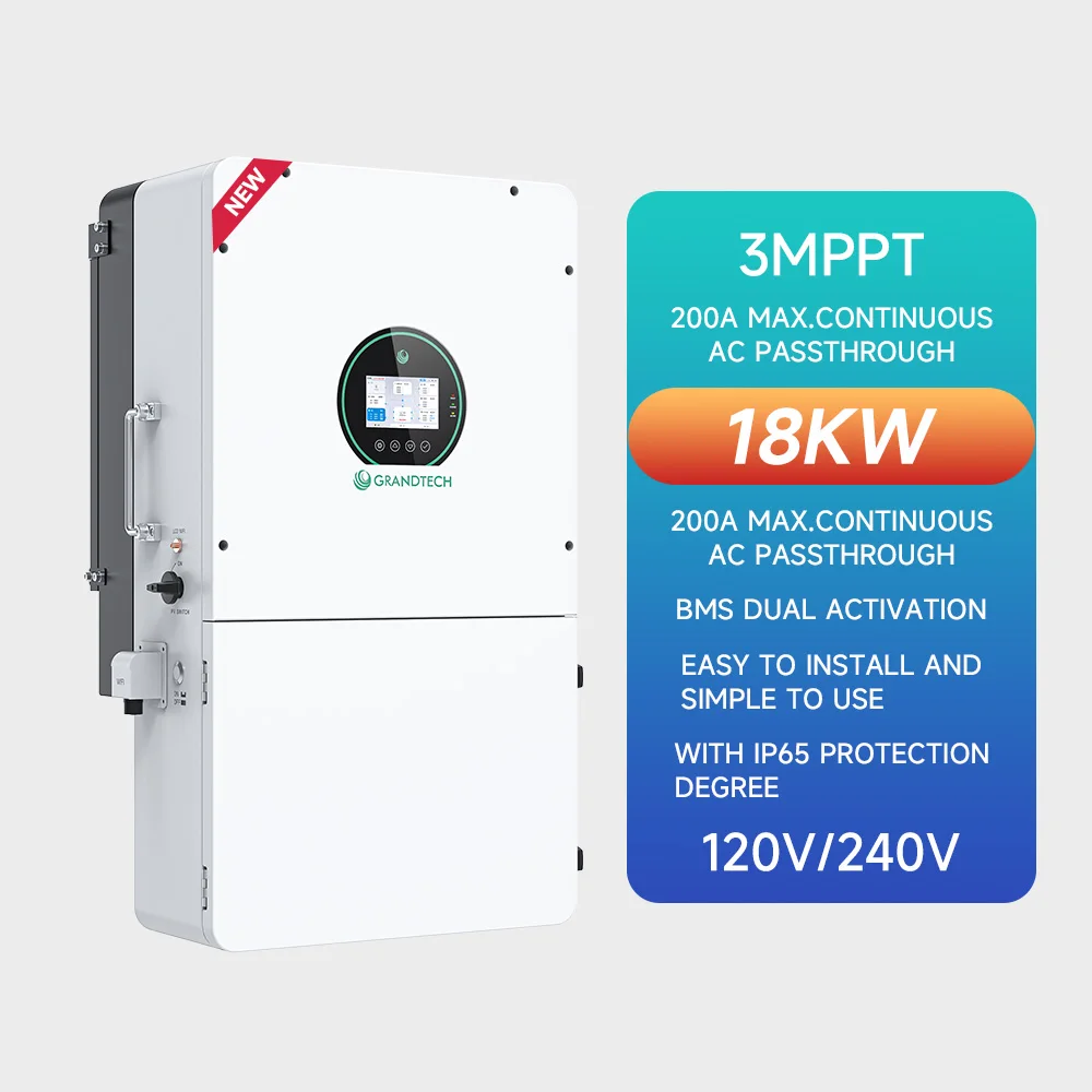 гаранција од 5 години: 48 V, 18 000 W инвертор со разделена фаза, 12 kW, 8 kW, 15 kW, 16 kW и 18 kW, соларен хибридни инвертор со 120 V / 240 V, американска верзија