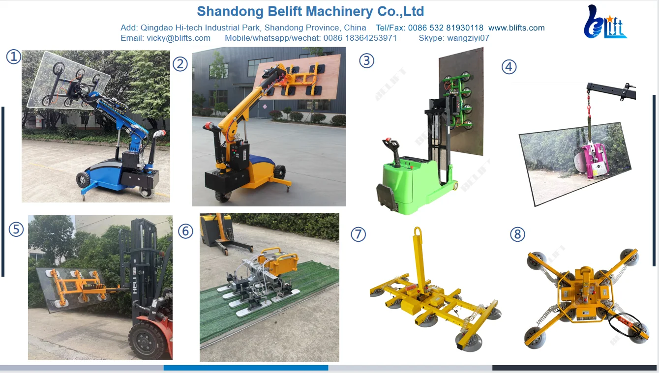 Glass Curtain Wall Lifter Vacuum Glass Lifting Equipment Vacuum Plate