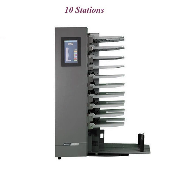 Automatic Stitching System Paper Gathering Folding Machines Staples Booklet Maker Machine 6 10 12 20 Stations Paper Collator