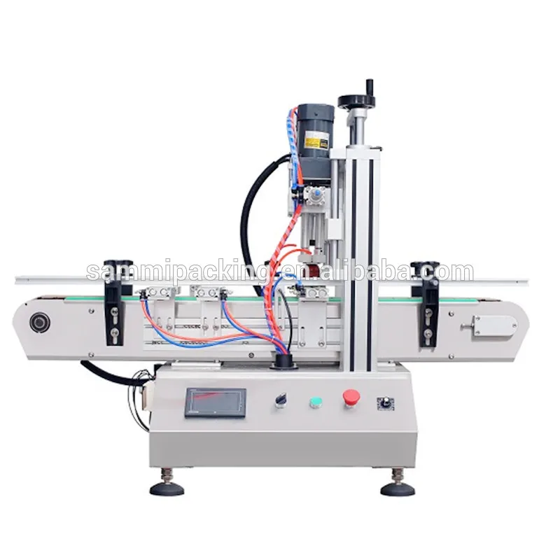 Desktop Semi-Automatic Capping Machine 220V 50HZ for 20-60mm Caps with 20-40pcs/min Speed