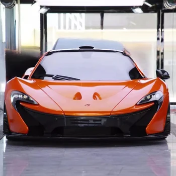 Popular High Gloss  PET Racing Orange  Anti-Scratch Function  car film car Wrap  vinyl