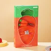 Juego de vajilla de 5 piezas con temática de zanahoria