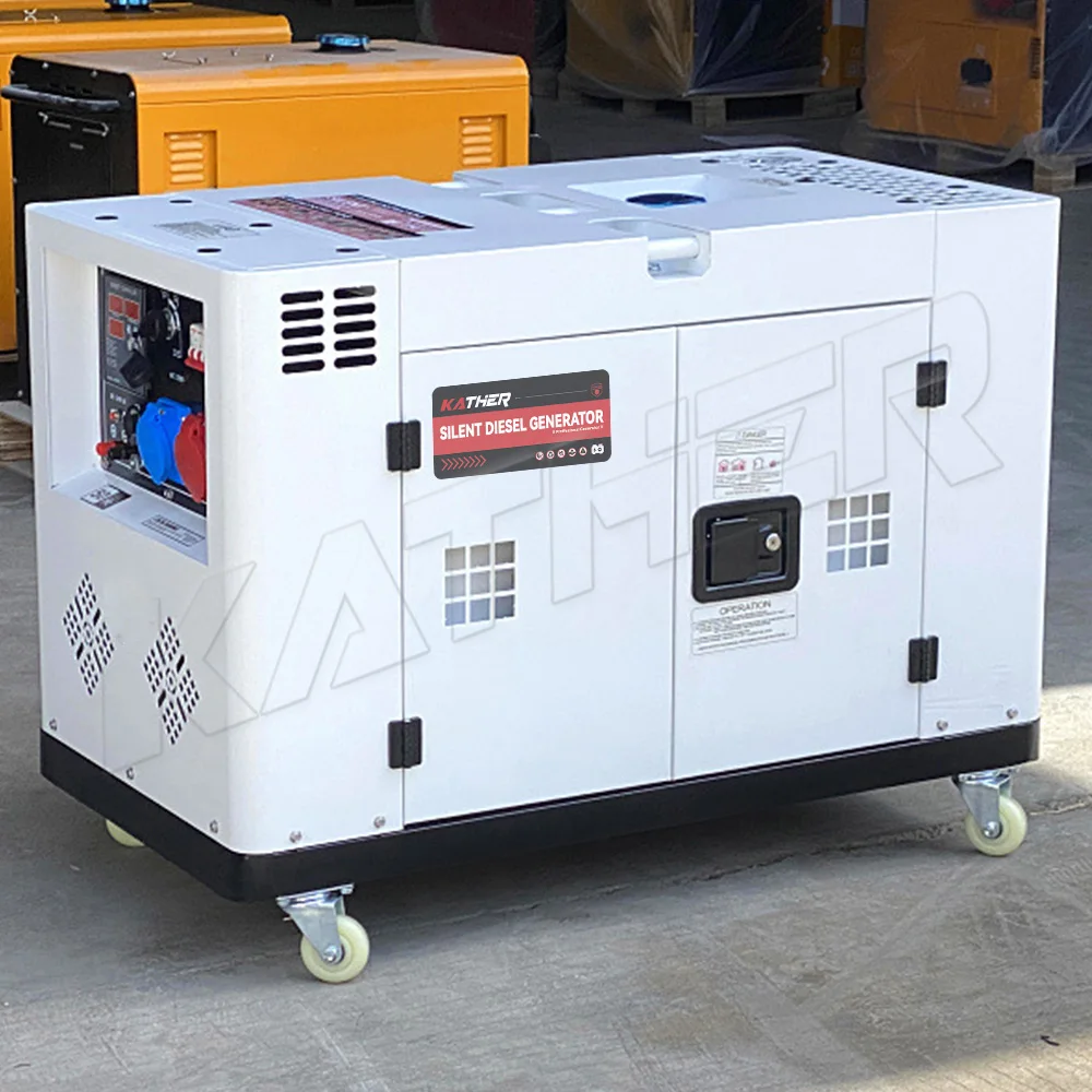8 kVA 10 kVA 15 kVA 20 kVA Dieselgenerator für den Heimgebrauch Fabrikverkauf geringes Geräuscheniveau 12 kVA superleiser Dieselgenerator 15 kW
