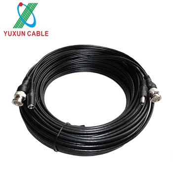 Mini Rg59 Bnc + Dc Connector Cable For Cctv Video Security Camera Cable ...
