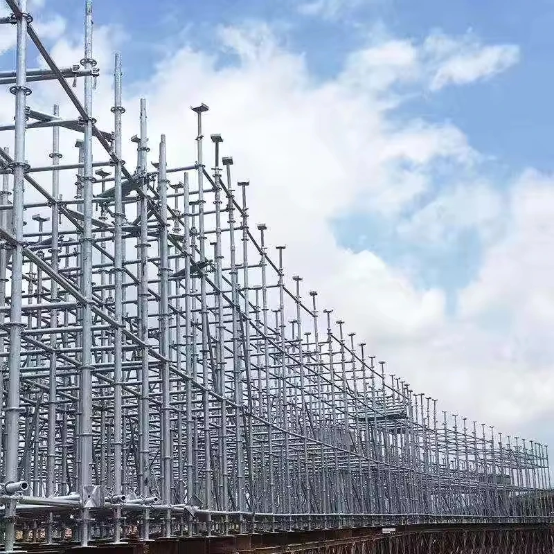 OEM Metal Ring Lock Scaffold Andamios Construction Heavy Duty Allround Galvanized Steel Ringlock Scaffolding