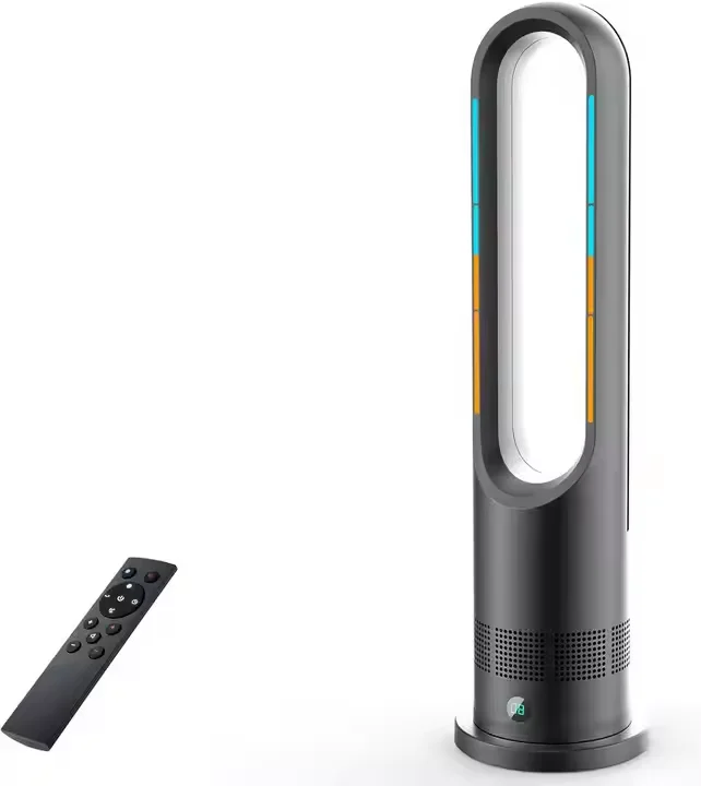 Air Cooler Fan Bladeless Heater Tower Fan with Air Purification