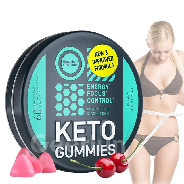 Premium New Formula Nootropic Supplements Boost Energy Focus Gummy Chews Weight Control KETO Gummies Candy