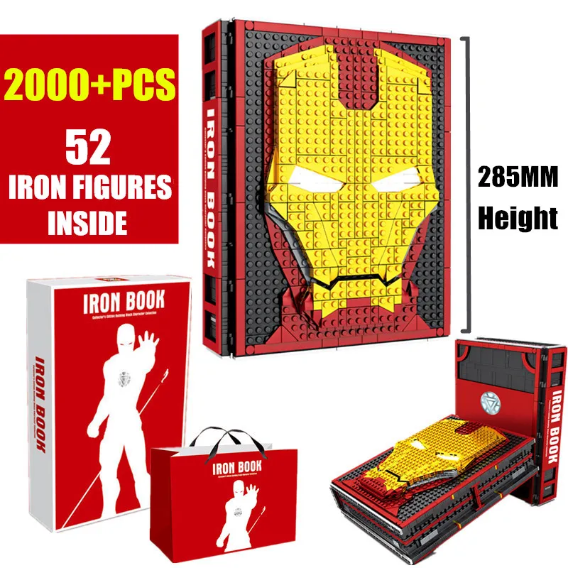 MOC Marvel Avengers Iron Man Laboratory Accessories Building Blocks DIY Toys