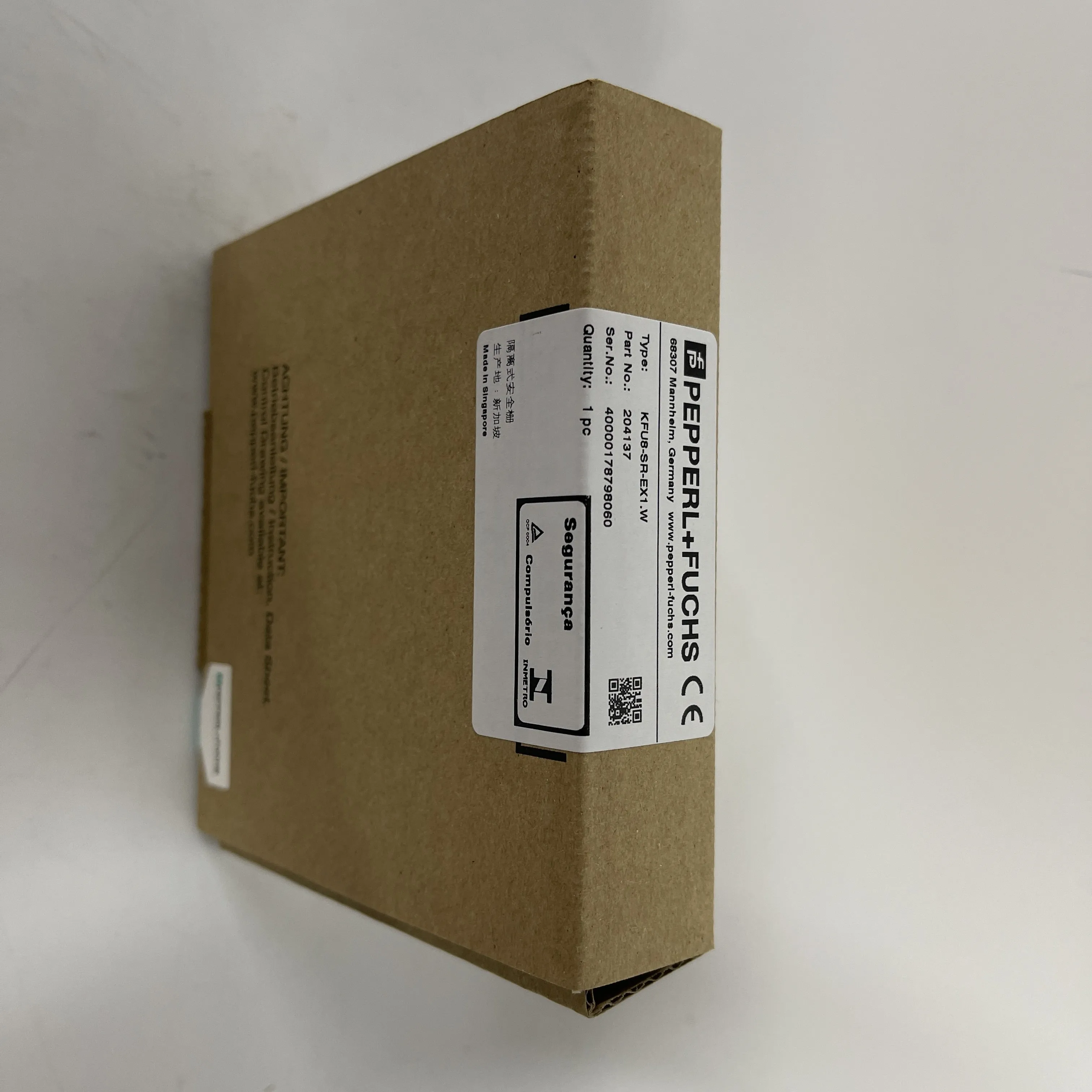 PEPPERL+FUCHS Isolated Safety Barrier KFU8-SR-EX1.W PEPPERL+FUCHS Isolated Safety Barrier KFU8-SR-EX1.W