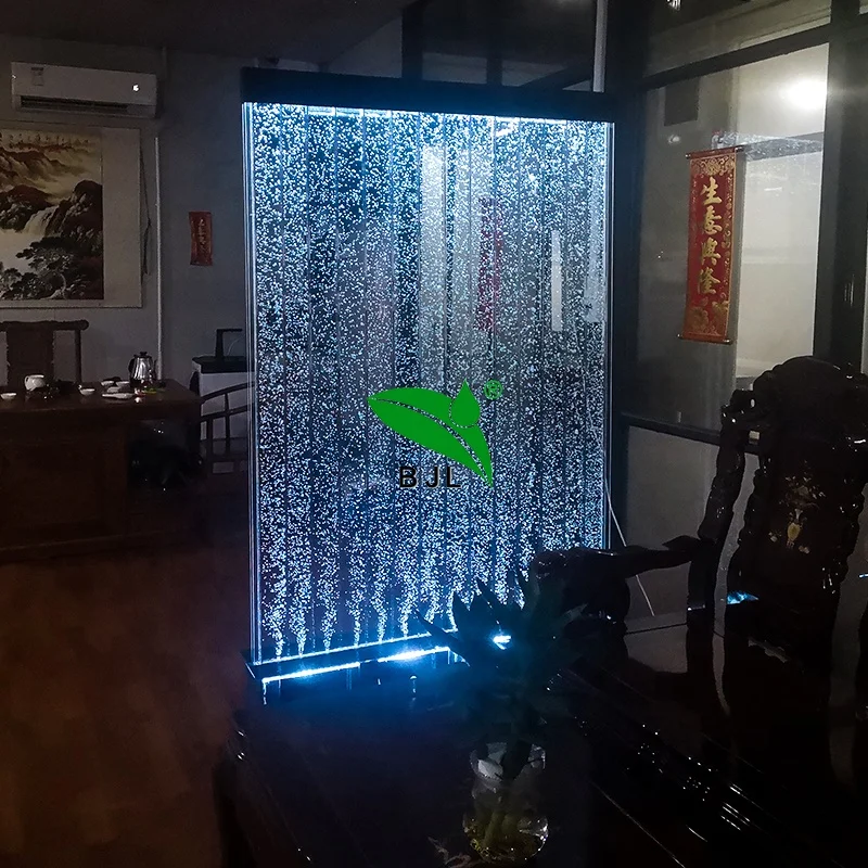 LEDウォーターバブルパネル ウォーターディーシングバブルパネル床置きLEDライトバブル壁水