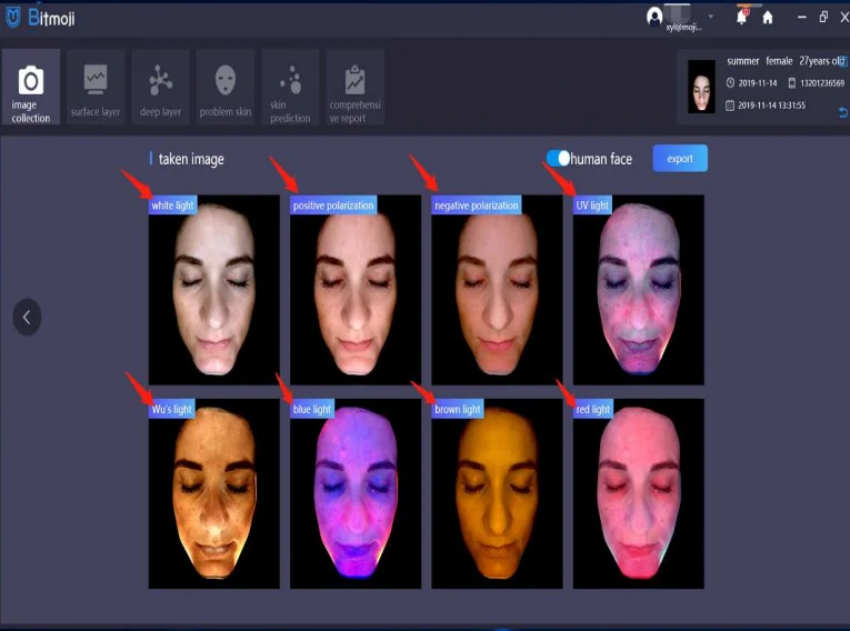2021 The Best Skincare Skin Testing Analysis Beauty Machine For Beauty Salon