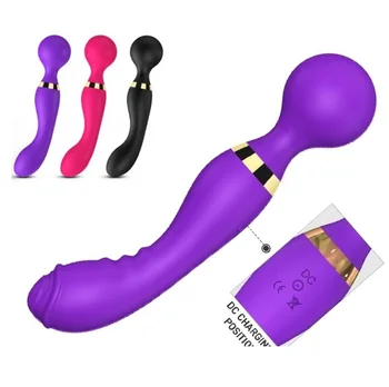 2 Motors AV Vibrator for Women G Spot Clit Clitoris Stimulator USB Rechargeable Vagina Massager Female Sex Toys Adults Goods