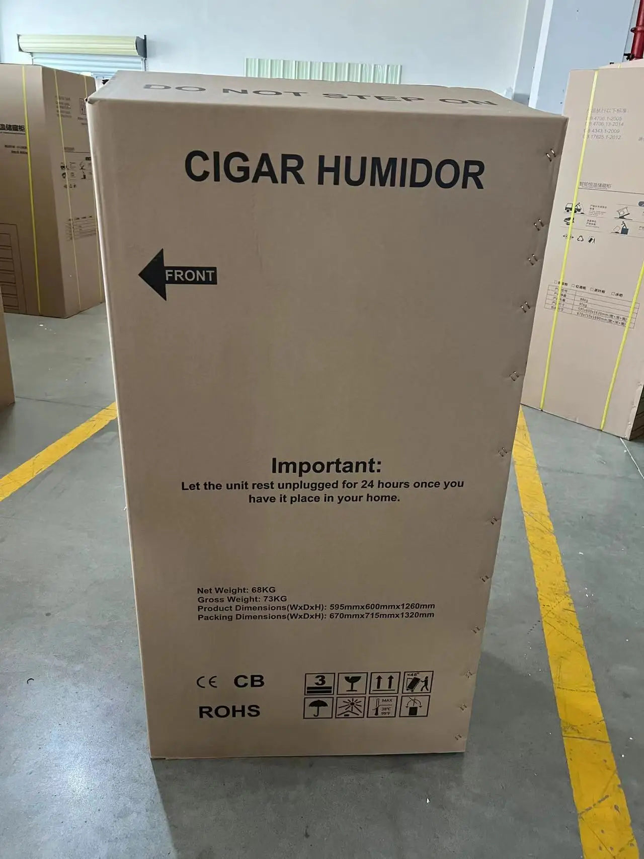 Yohtron 2023 Most Popular Personal Cigar Humidor With America Embroca