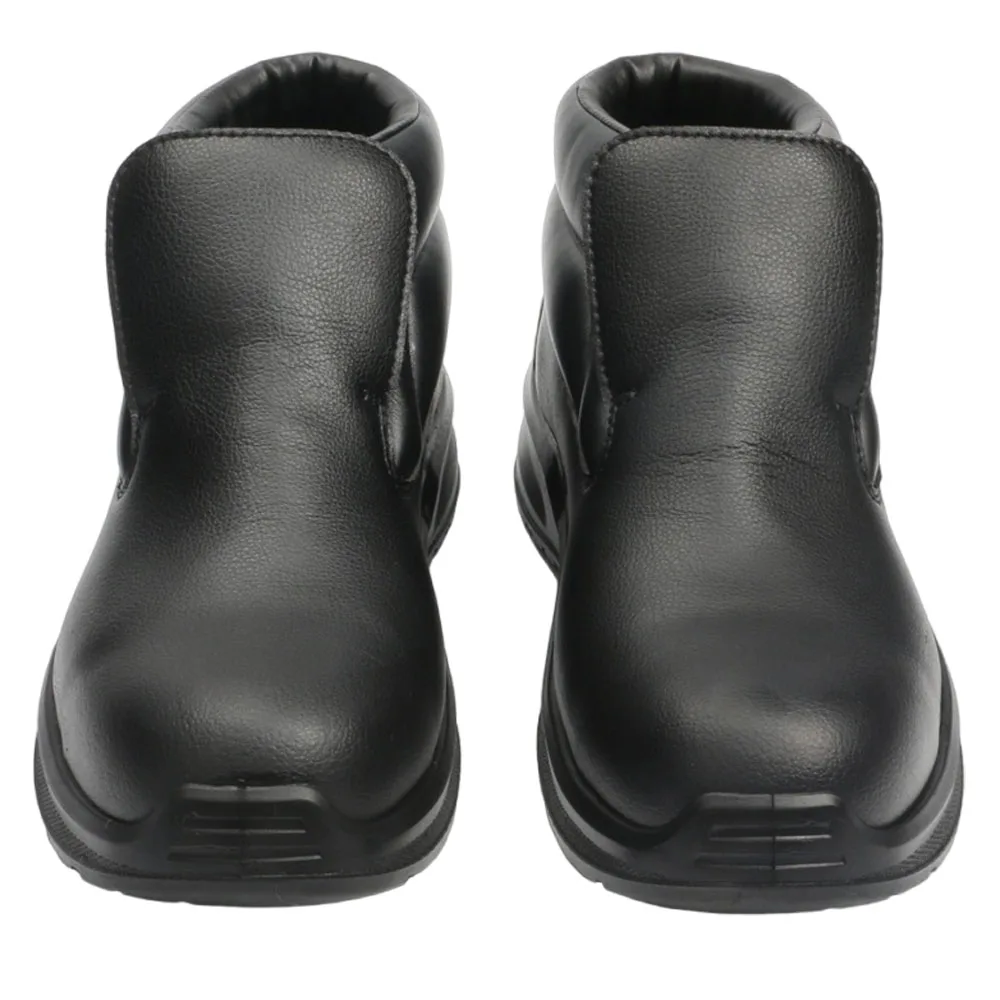 Black Cheap Lightweight Steel Toecap Laboratory Closed Summer Hard Men Work Shoes
