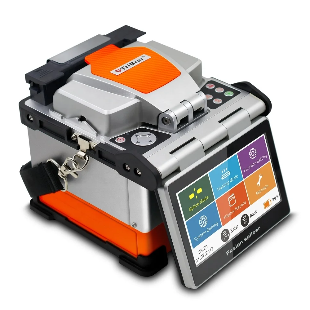 TriBrer Lemon 3 Optic Fiber Welding Mini Fusion Splicing Machine Optical Fusion Splicer