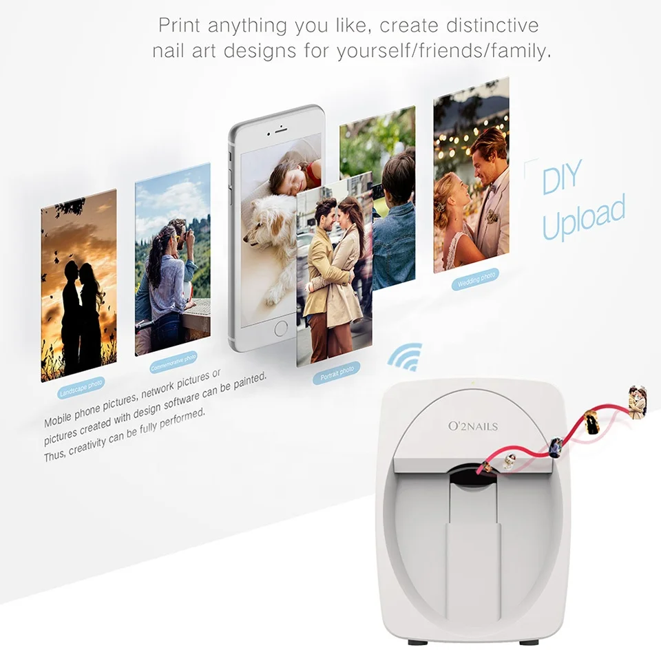 Portable Nail Art Printer Machine for Custom Designs & DIY