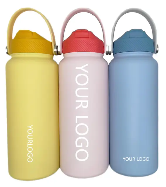 1100ml/750ml large capacity outdoor sports can be customized thermos bottle thermoses stainless steel water bottle