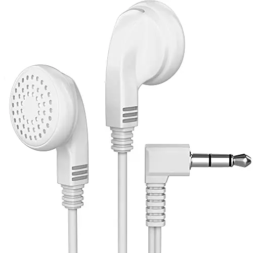 PVC Tour Bus Headset Colorful 3.5mm Jack Disposable Airline Headphone Customized Logo Wired Airplane Earphone